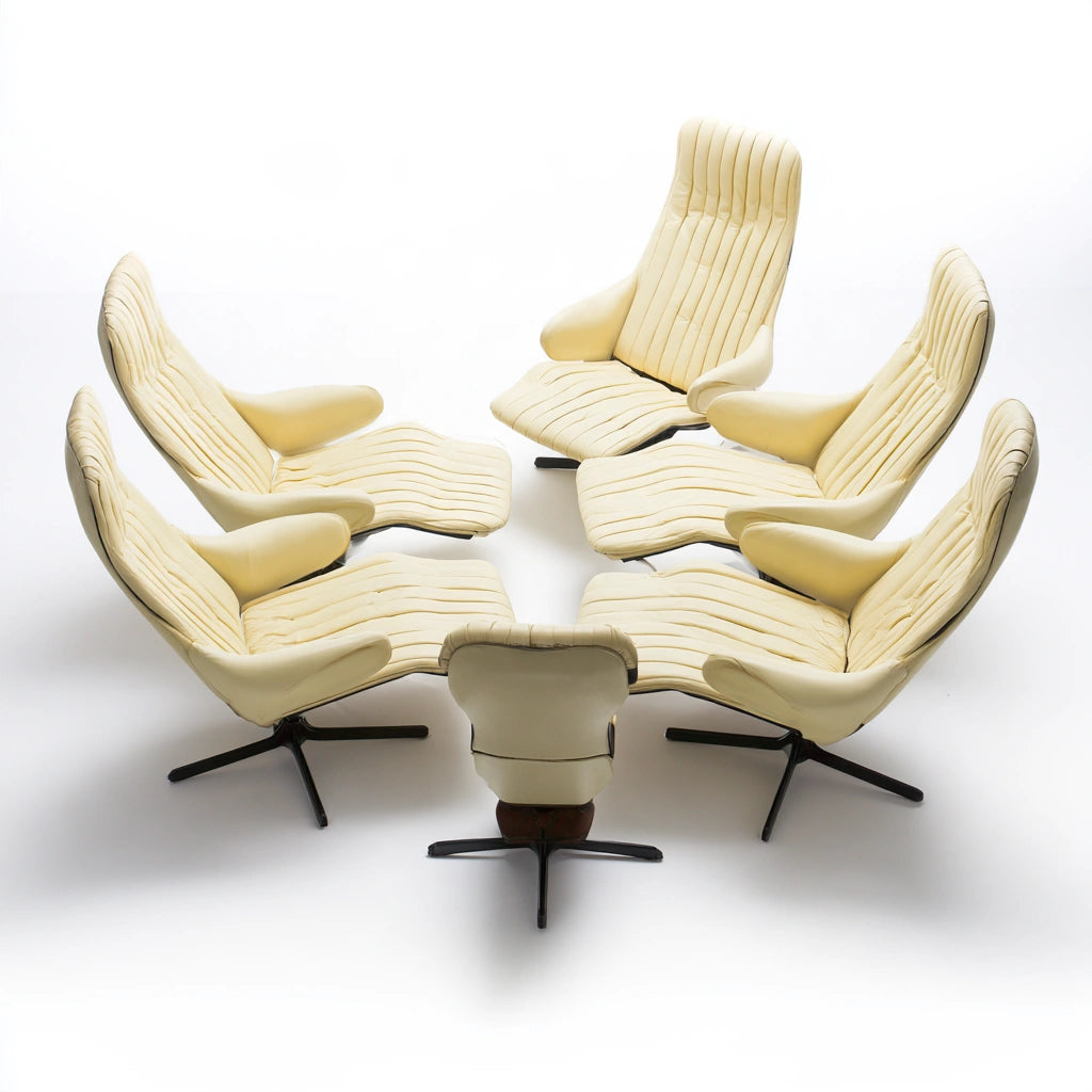 Accentfauteuil draaibaar, kleur grijs