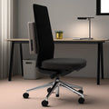 Ergonomische bureaustoel met ademende netbekleding, kleur zwart