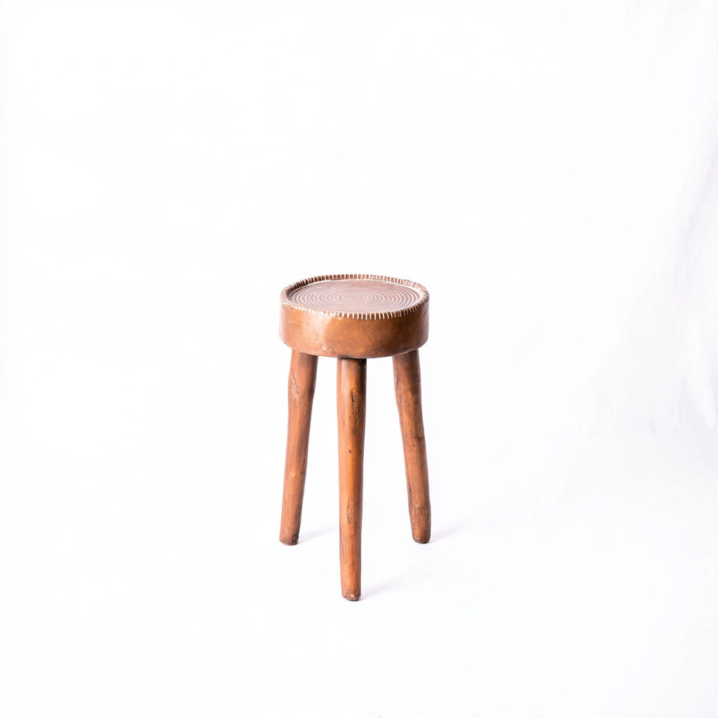 Bijzettafel van hout, kleur naturelbruin
